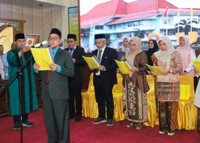 Rektor UNSRI Lantik Wakil Dekan Baru Fasilkom dan FKM Periode 2026–2031