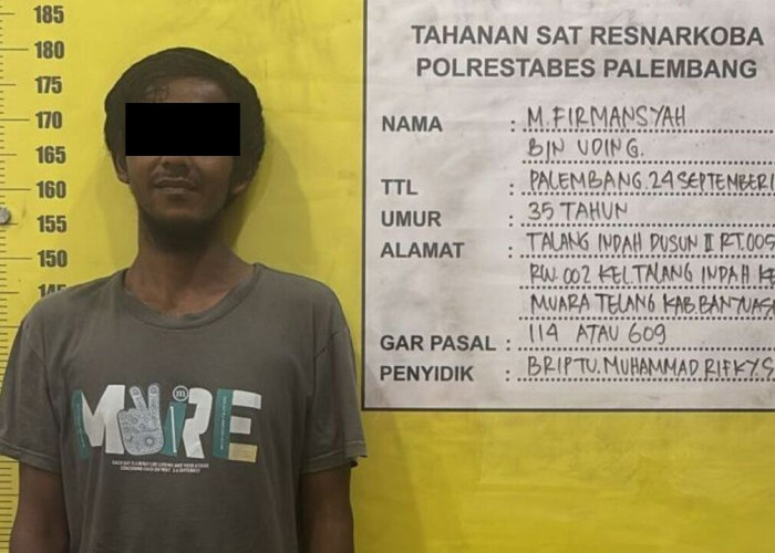 Sabu Masih Digenggam Saat Digerebek, Pengedar di 11 Ilir Palembang Tak Bisa Mengelak