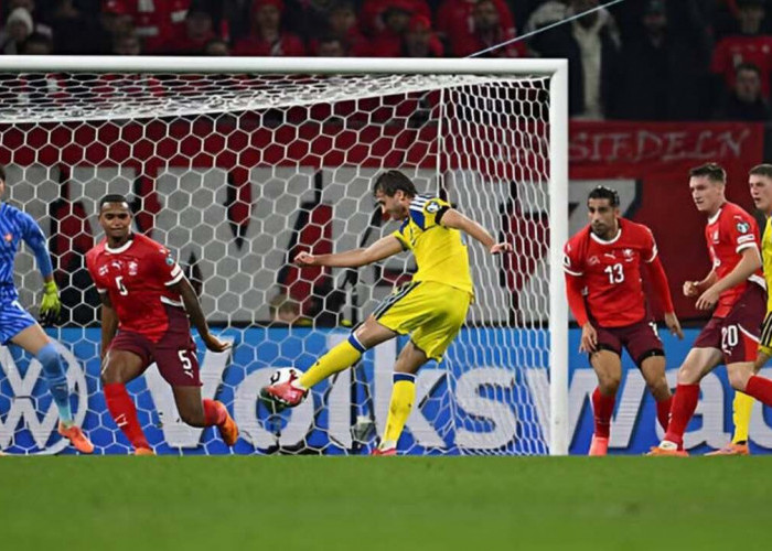 Hasil Kualifikasi Piala Dunia 2026: Swiss Tumbangkan Swedia 4-1