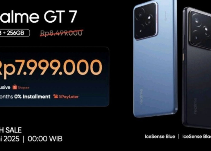 Realme GT 7 Resmi Hadir di Indonesia: Baterai Titan 7000mAh, Chipset Dimensity 9400e, dan Teknologi AI Canggih