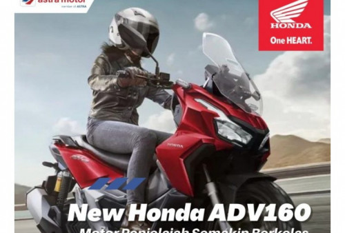 New Honda ADV160 yang akan segera dilaunching di Palembang.