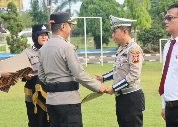 Polres Ogan Ilir Beri Penghargaan Personelnya Karena Hal Ini: Ungkap Kasus Narkoba hingga TPPO