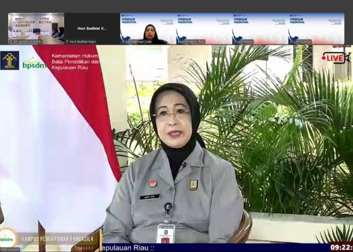 Kanwil Kemenkum Sumsel Ikuti Webinar Nasional Bahas Peran Pancasila sebagai Penjaga Moral Bangsa
