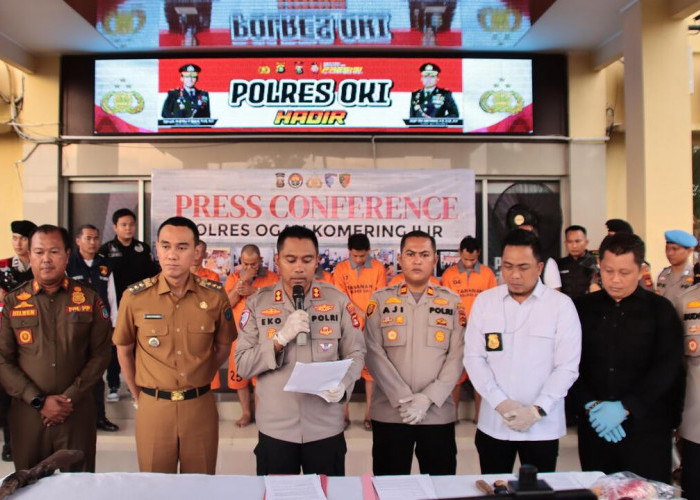 Polsek Sungai Menang OKI Ungkap Kasus Penembakan Maut di Desa Gajah Mati