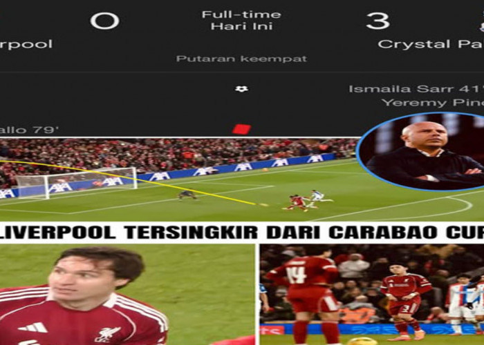 Hasil Carabao Cup 2025/2026: Tersingkir Tragis! Liverpool Kalah 0-3 dari Crystal Palace