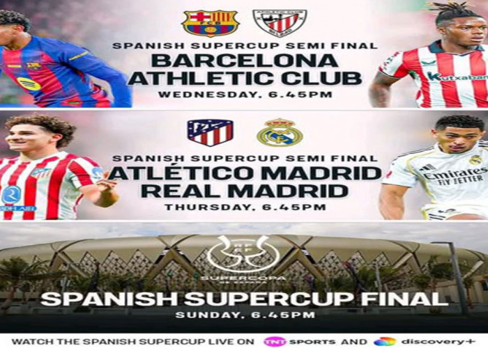 Jadwal Lengkap Piala Super Spanyol 2026.