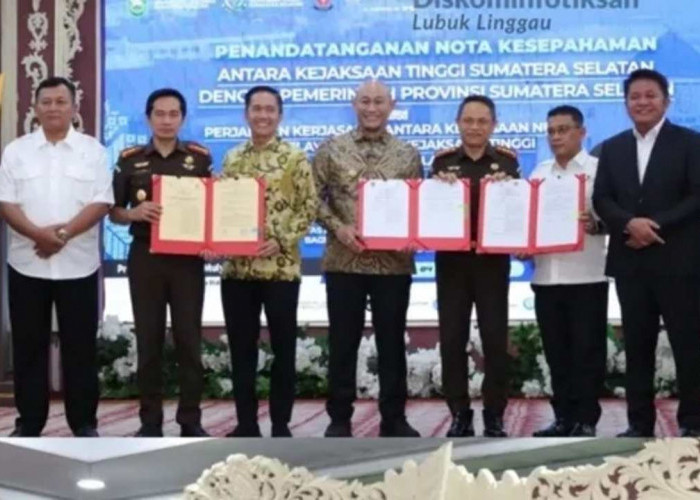 Dorong Pemidanaan Lebih Humanis dan Efektif, Wali Kota Lubuklinggau Hadiri dan Teken MoU Pidana Kerja Sosial 