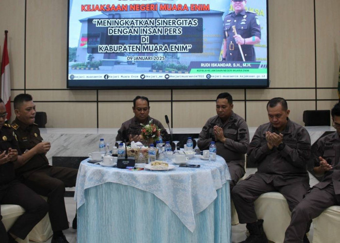 Jalin Sinergisitas, Kejari Muara Enim Gelar Coffee Morning Bersama Insan Pers 