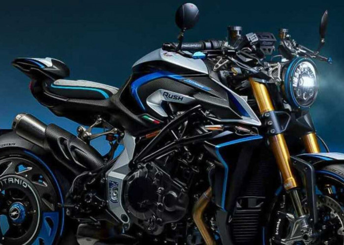 Gila! MV Agusta Rush Titanio Tembus 206 HP, Desain Brutal dan Harga Bikin Melongo