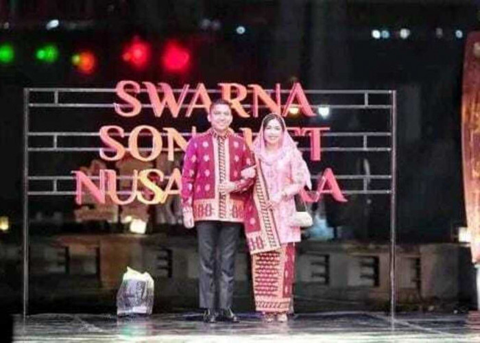 Bupati Ogan Ilir Hadiri Pagelaran Busana Swarna Songket Nusantara, Pakai Batik Motif Ini