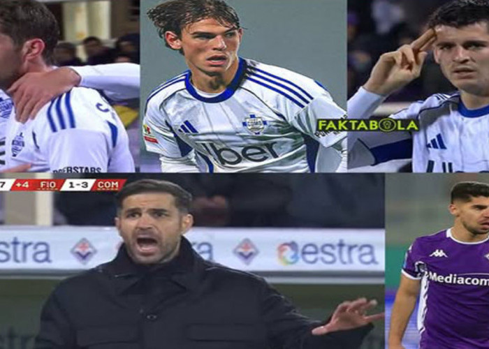 Hasil Como vs Fiorentina 3-1: Como Comeback Singkirkan Fiorentina.