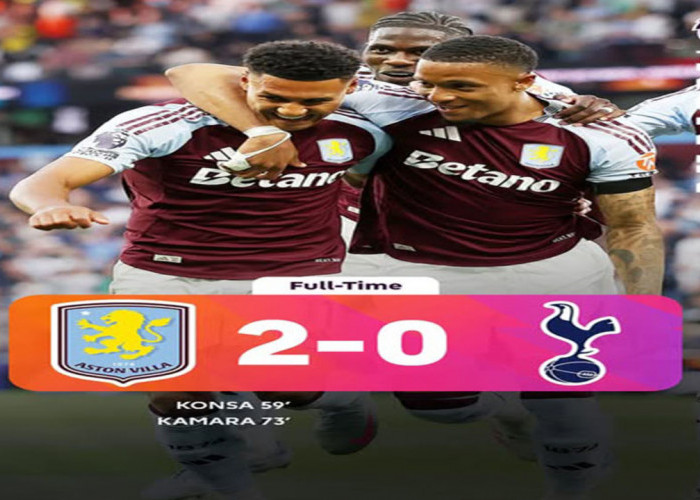 Tottenham Kalah Lagi! Villa Bungkam Spurs 2-0 