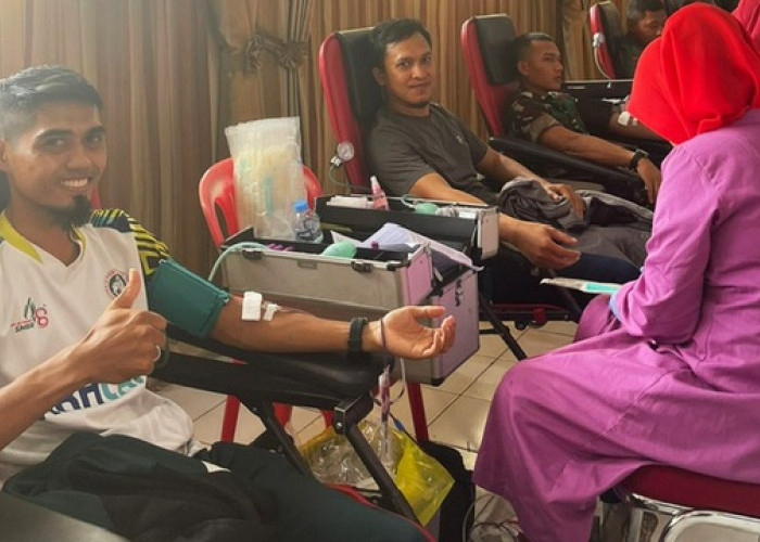 SMBR Partisipasi Bhakti Sosial Donor Darah PMI Provinsi Sumsel, Fevrita Lustia HD Sambut Baik Langkah SMBR