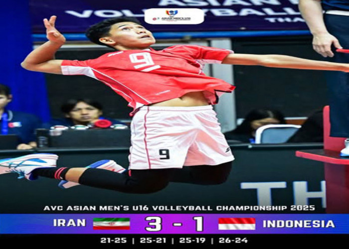 AVC U16 2025: Indonesia Takluk dari Iran 1-3