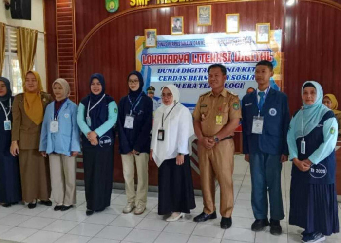 Jadi Narasumber Lokakarya Literasi Digital 2025, Mulyadi Musa Tekankan Etika Bermedia Sosial