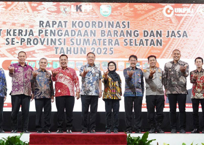 Wagub Sumsel Cik Ujang Buka Rakor UKPBJ se-Sumsel, Tegaskan Pentingnya Integritas dan Implementasi Perpres 46/
