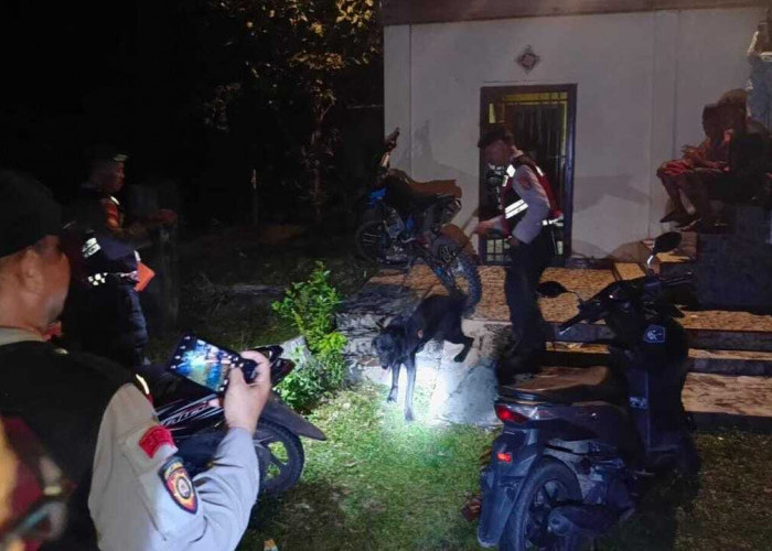 TV LED Milik Warga Tanjung Atap Ini Hilang, Polda Sumsel Sampai Turunkan Anjing Pelacak