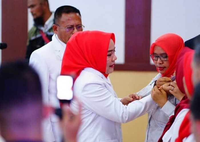 Pengurus PMI Kecamatan Kota Prabumulih Resmi Dilantik, Linda Apriana Arlan: Ini Amanah Besar untuk Kemanusiaan