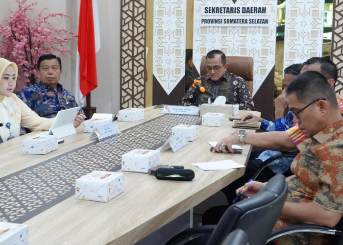 Sekda Sumsel Edward Candra Hadiri Rakor Perluasan Piloting Digitalisasi Perlindungan Sosial 2026