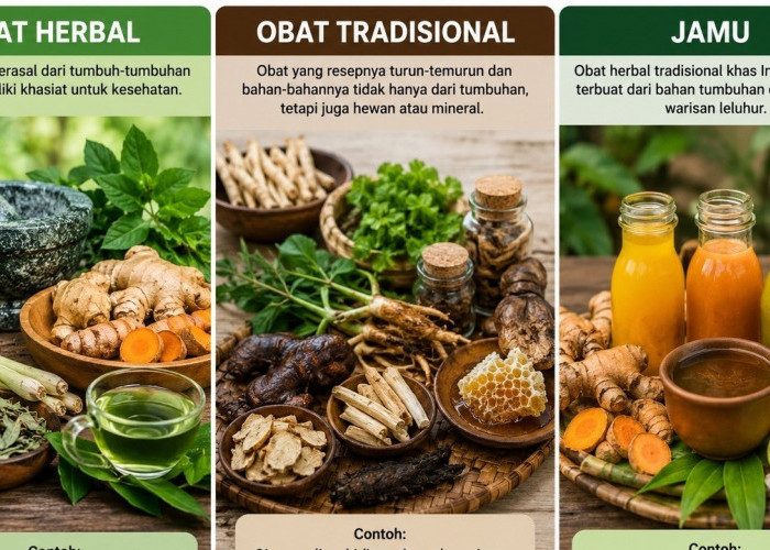 Serupa Tapi Tak Sama, Ini Perbedaan Obat Herbal, Obat Tradisional dan Jamu