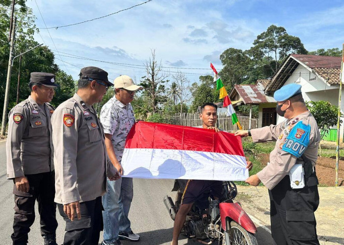 Waspadai Bendera One Piece, Polsek Lubuklinggau Selatan Imbau Warga Jaga Nilai Nasionalisme Jelang HUT RI