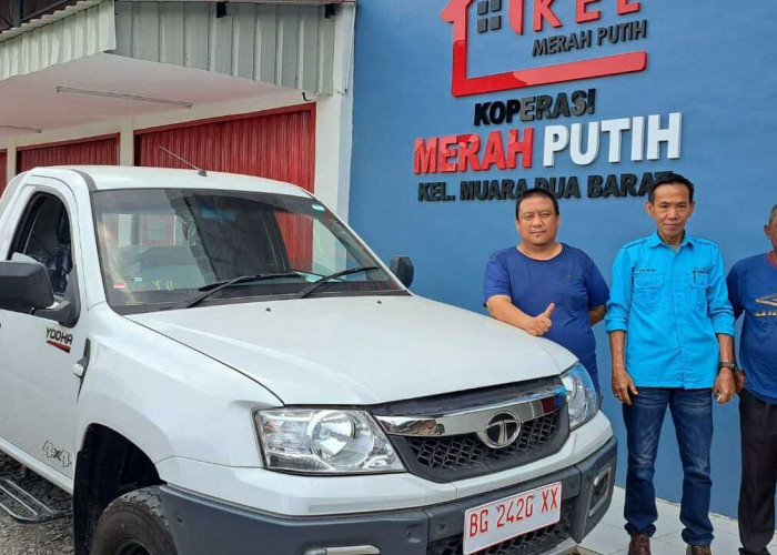 Mobil Pickup Tata Yodha 4x4 Hadir di Koperasi Merah Putih Muara Dua Prabumulih, Ini Fungsinya