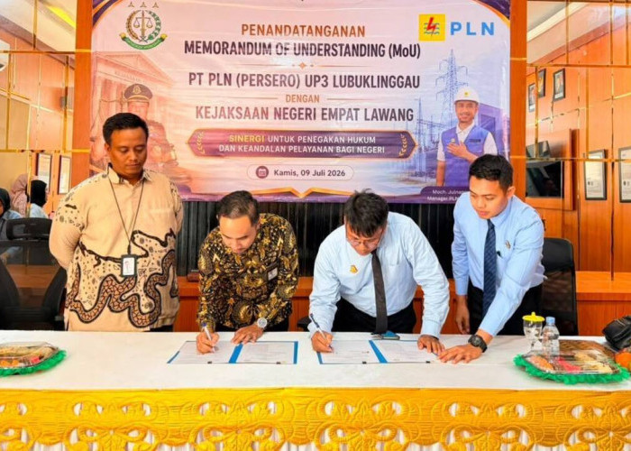 PLN Gandeng Kejari Empat Lawang untuk Perkuat Kepastian Hukum, Layanan Kelistrikan Ditargetkan Makin Andal