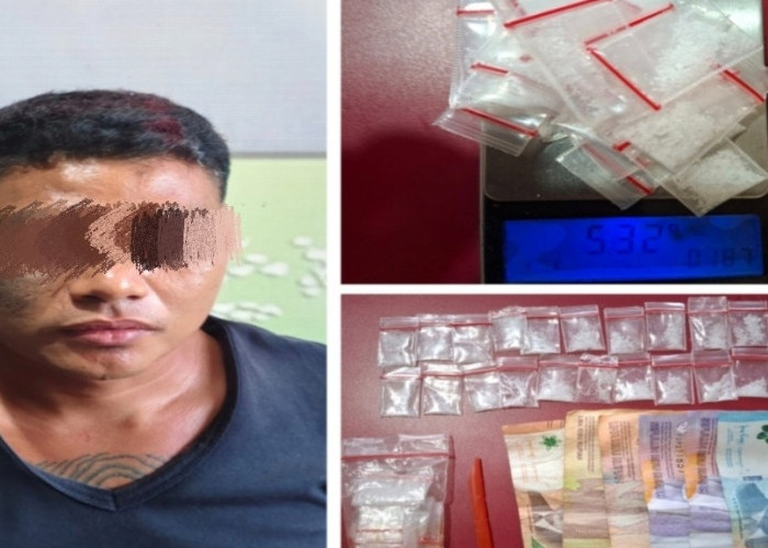 Sedang Paketkan Sabu di Rumah Kosong, Pengedar Narkoba di Prabumulih Digerebek Polisi