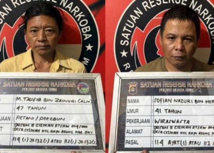 Dua Pengedar Sabu Lintas Daerah Dibekuk