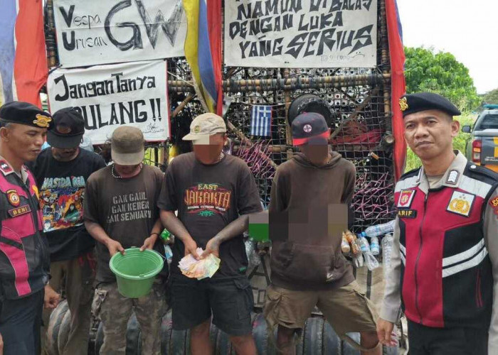 Sita Uang Tunai Rp65 Ribu, Sat Samapta Polres Ogan Ilir Amankan Pelaku Pungli