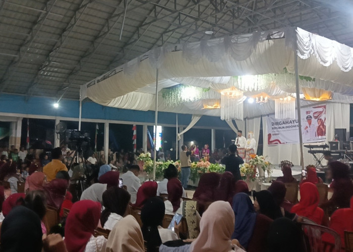 Malam Puncak Resepsi HUT RI Desa Pedamaran III, Rangkum : Ini Ajang Silaturahmi