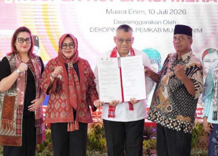Pemkab Muara Enim Komitmen Sukseskan Koperasi Merah Putih