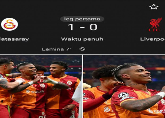Hasil Liga Champions! Galatasaray Kejutkan Liverpool, Liverpool Takluk 1-0.
