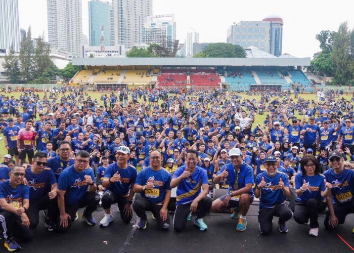 Jajaran Kanwil Kemenkum Sumsel Turut Meriahkan Pengayoman Run 2025