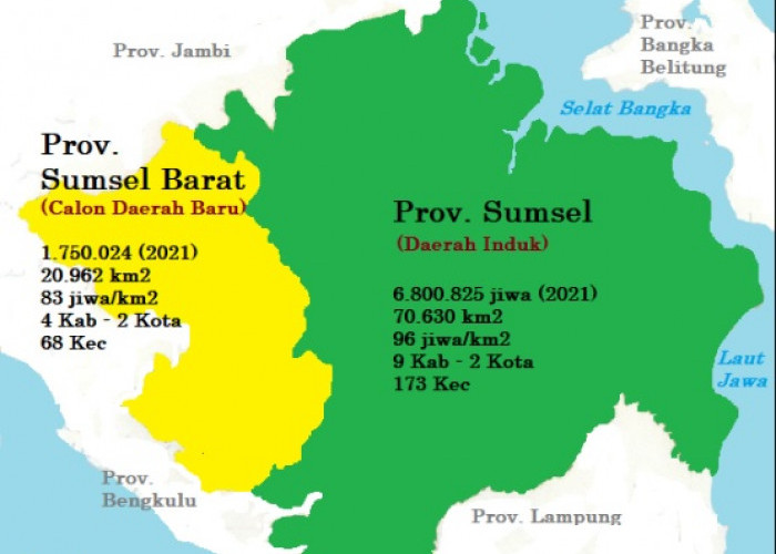 Sumatera Selatan Provinsi Paling Rajin Pemekaran Wilayah, 3 Provinsi Baru Masih Dibahas