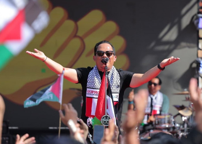 Ribuan Warga Padati Aksi Bela Palestina Jilid VI, Wali Kota Palembang Serukan Kemanusiaan