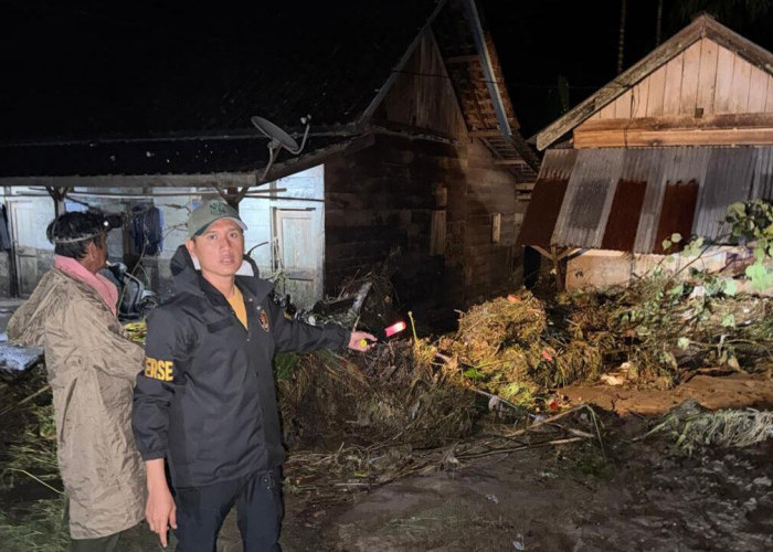 Banjir Bandang dan Longsor Terjang Manduriang OKU Selatan, 32 KK Terdampak dan 7 Rumah Rusak Berat