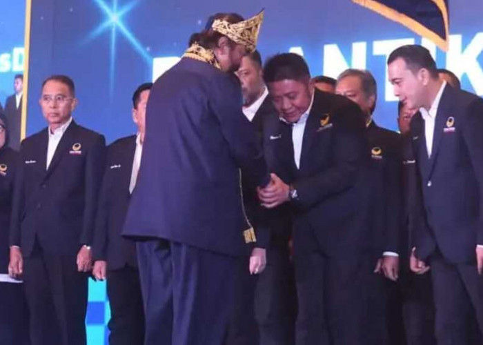 Surya Paloh Lantik DPW NasDem Sumsel, Serukan Kembali ke Idealisme Politik Sejati