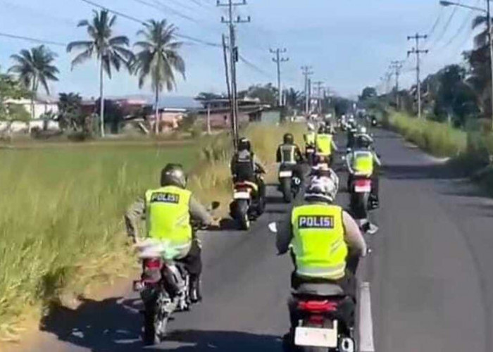 Polres Musi Rawas Gelar Touring Baksos Bedulur, Wujud Nyata Kepedulian Polri untuk Masyarakat
