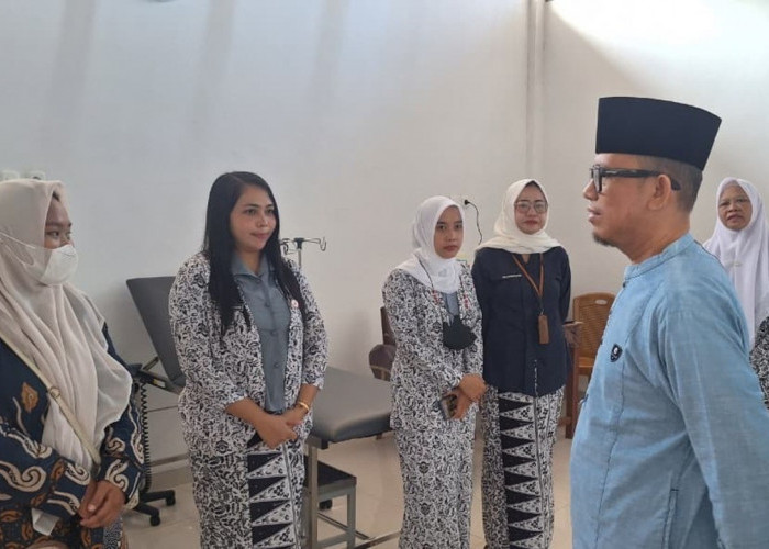 Bupati OKU Tunjau Kesiapan Puskesmas  Gunung Meraksa Menuju Layanan Rawat Inap