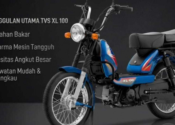 Cuma 100cc, Tapi TVS XL 100 Punya Mental Baja dan Siap Dipaksa Kerja Tiap Hari.