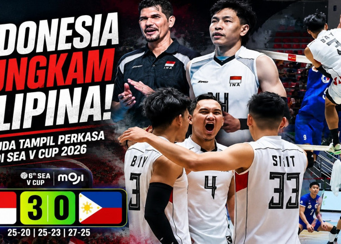 Indonesia Perkasa di Grup A! Timnas Voli Indonesia Tantang Vietnam di Semifinal SEA V Cup 2026