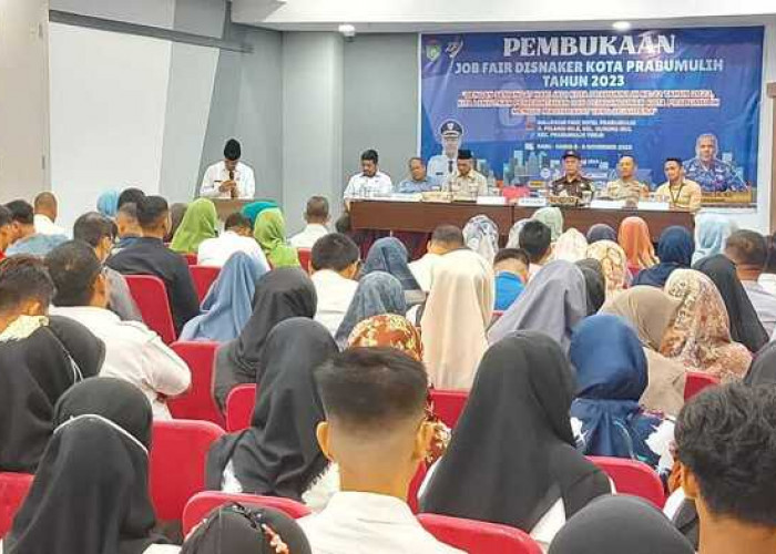 1.200 Pengangguran di Prabumulih Rebutan Loker Dalam Job Fair 2023 yang Diselenggarakan Disnaker