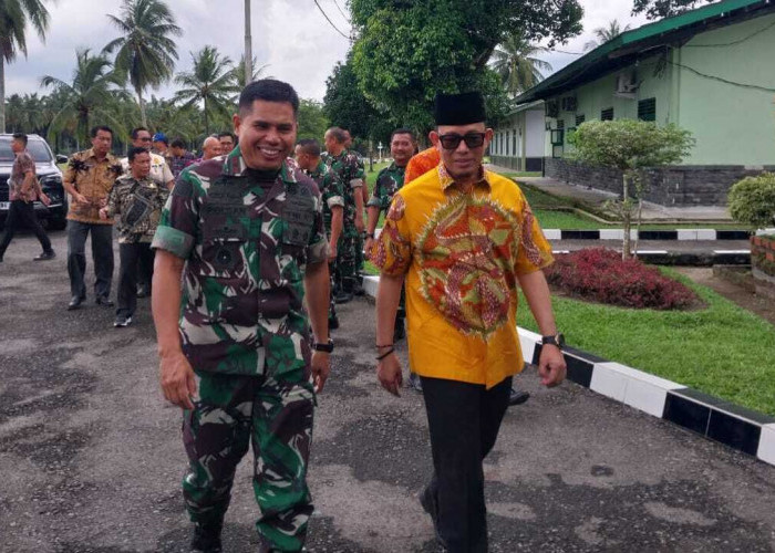 Bupati OKU Silaturahmi Ke Danpuslatpur Baturaja