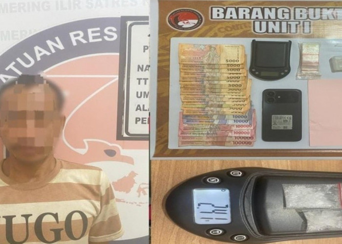 Polres OKI Tangkap Dua Pengedar Narkotika di Kayuagung dan Air Sugihan