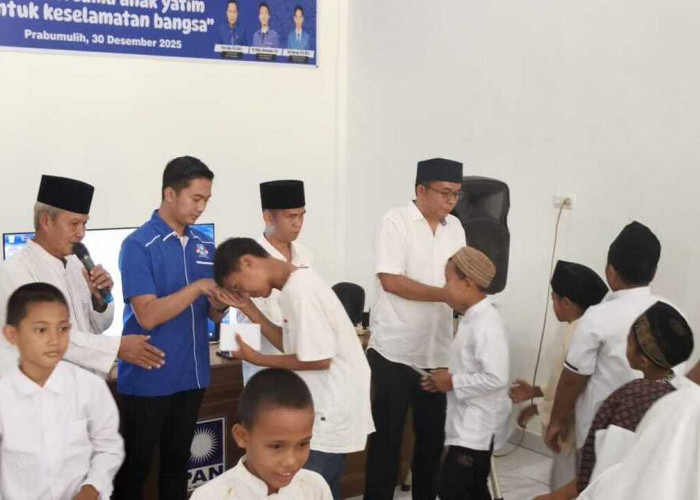 Tutup Tahun 2025, DPD PAN Prabumulih Gelar Doa Bersama dan Santuni Anak Yatim