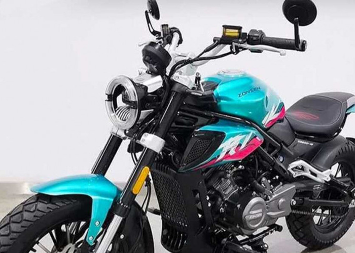 Gaya Cruiser Tapi Matik! Zongshen Punk CVT190 Resmi Meluncur, Motor Unik dengan Performa Menggoda