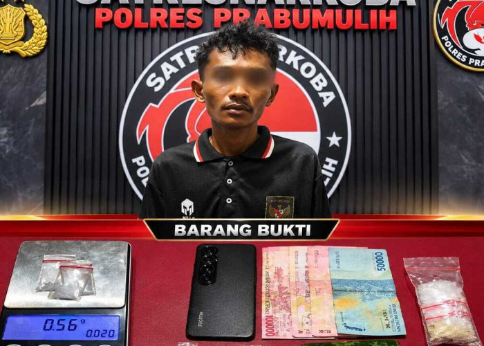 Terendus dari Informasi Warga, Polisi Ringkus Terduga Pengedar Sabu di Tebing Tanah Puteh Prabumulih