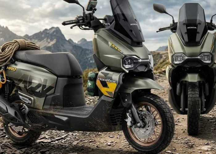 Honda HRD 125, Skutik Adventure Mini Bergaya Africa Twin dengan Fitur Sultan Seharga Rp30 Jutaan. 