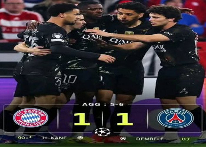 Hasil Semifinal Liga Champions: PSG Singkirkan Bayern Munich, PSG ke Final Lawan Arsenal.